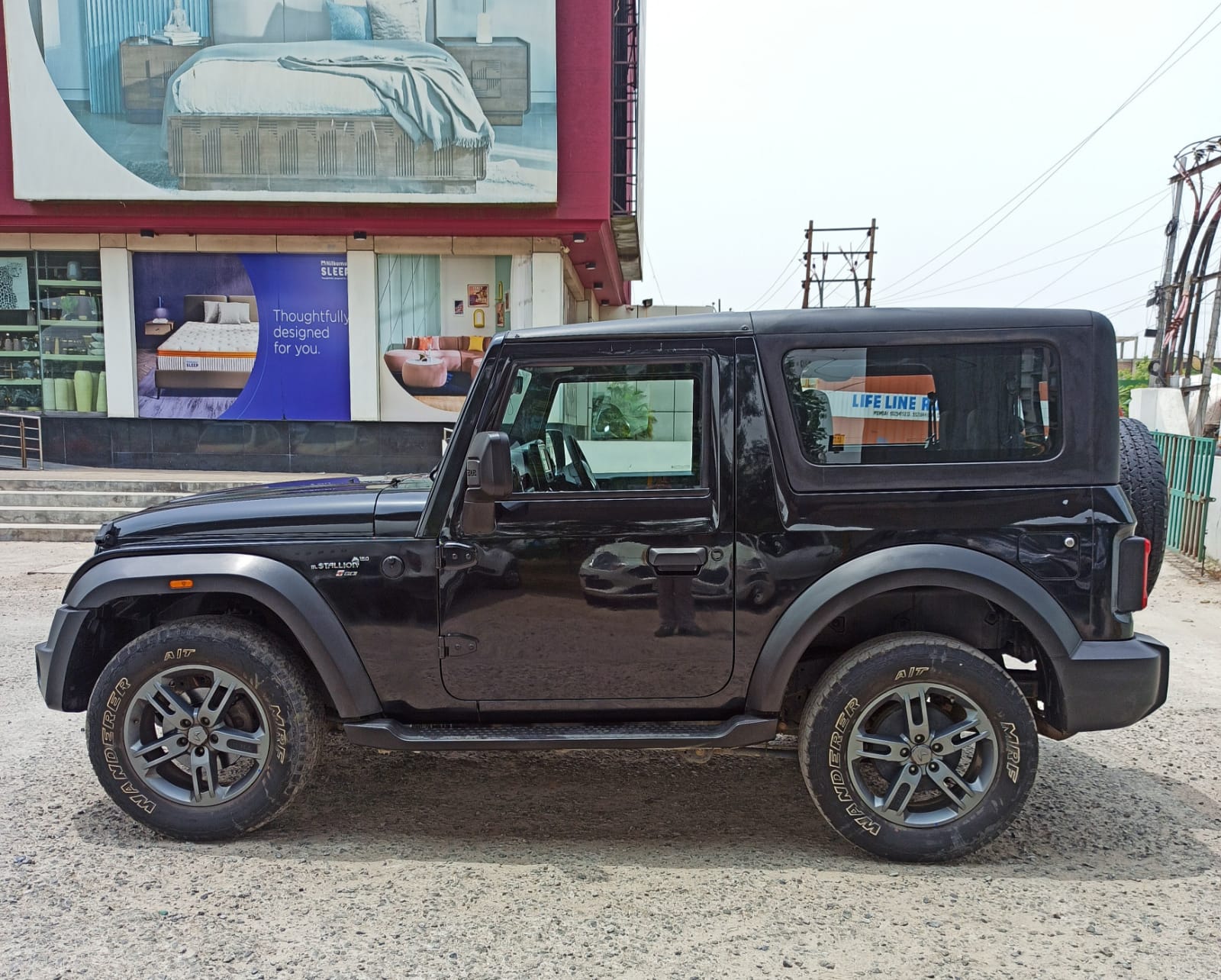 MAHINDRA THAR LX AT PETROL BLACK 2023